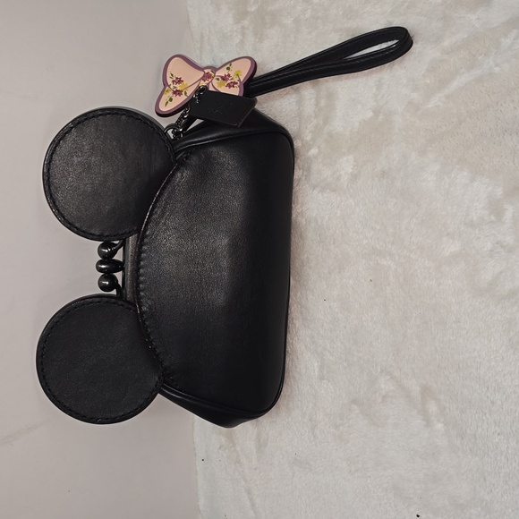 Coach Handbags - Coach Minnie Leather Ear Wristlet
